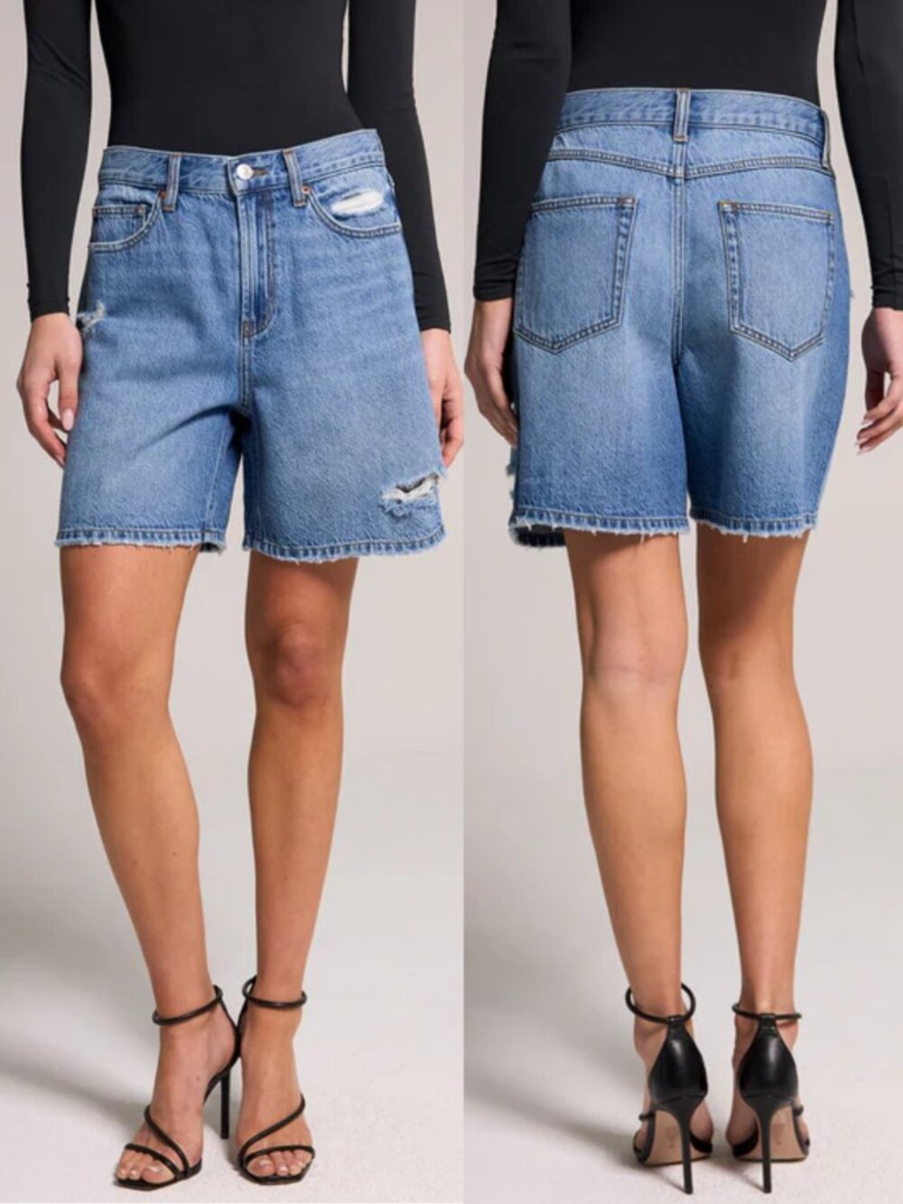 REWASH A-Line Denim Bermuda Short Size 30 Summer Festival Jorts Coastal Cowgirl